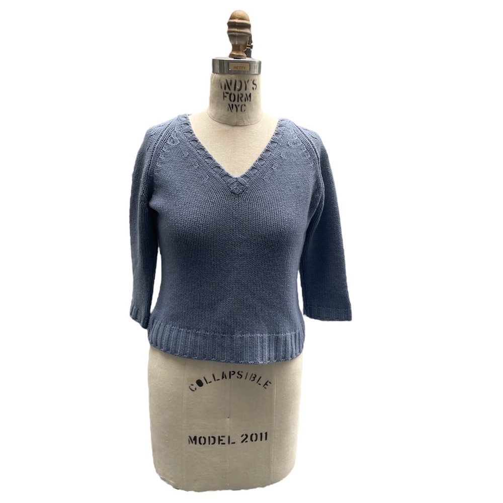 American Rag Blue Cashmere Knit Sweater | Women’s Size Medium